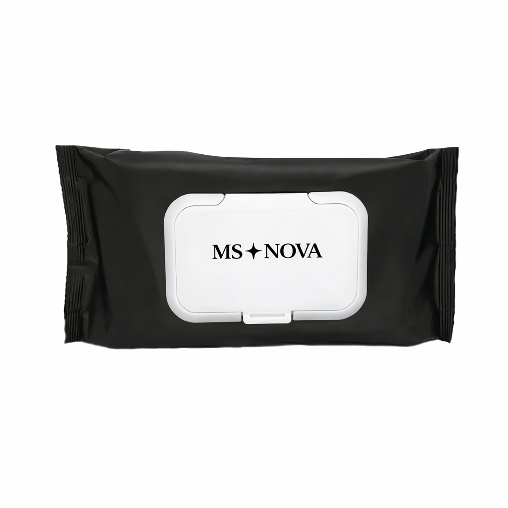 Lingettes Démaquillantes MS Nova - Avocat & Concombre 60 Feuilles