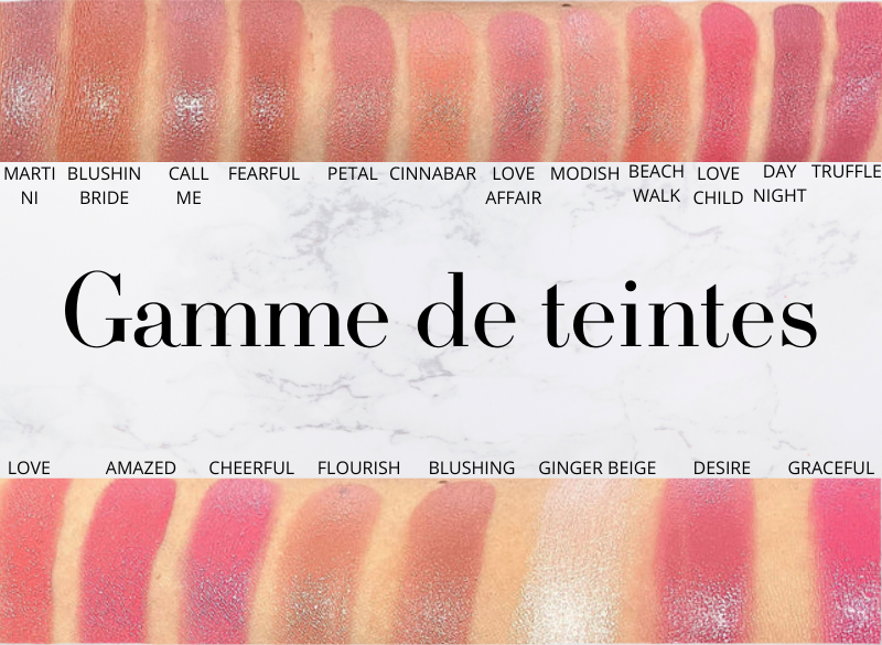 Blush Stick Crémeux Hydratant MS Nova - 20 choix de couleurs