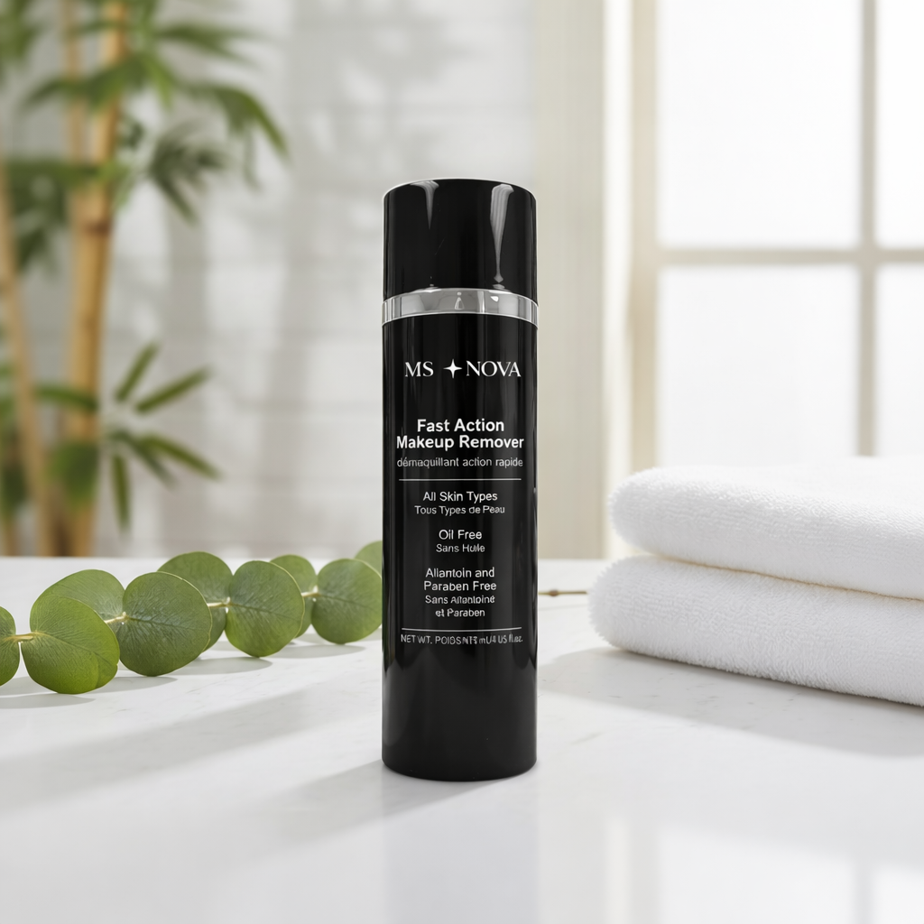 Démaquillant biphasé MS Nova ambiance spa - soin visage luxe
