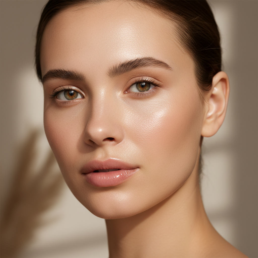 Résultat peau hydratée sérum hyaluronique